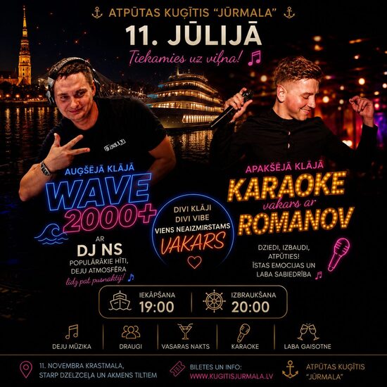 Karaoke vakars | Wave 2000+ 11.07.2026